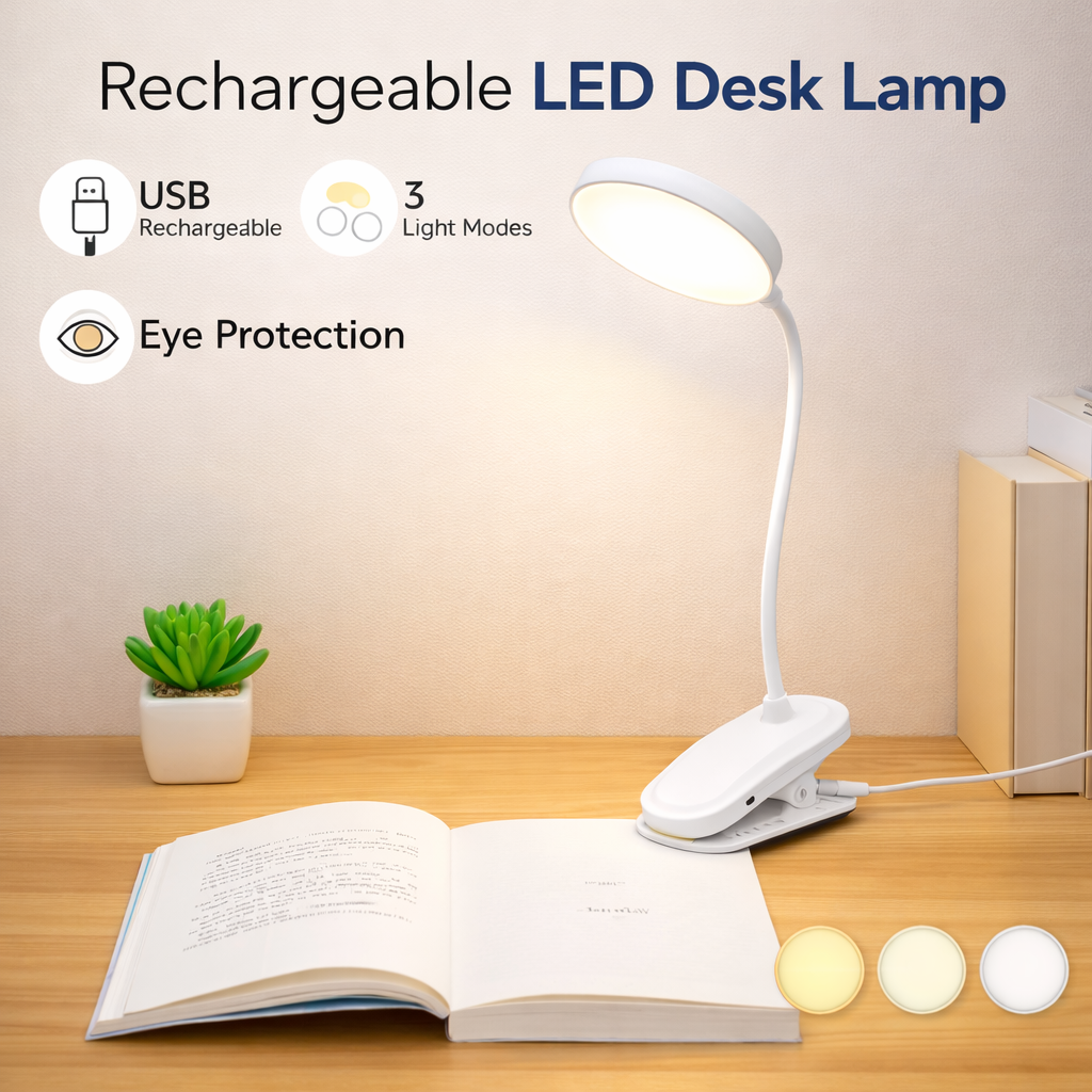 Study Buddy Clamp Lamp